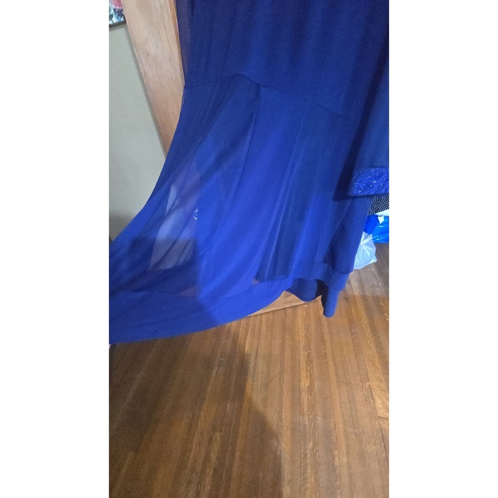 #33, Cobalt Blue 2 piece dress and overcoat,  SZ 2X by R&M Richards - Picture 7 of 7